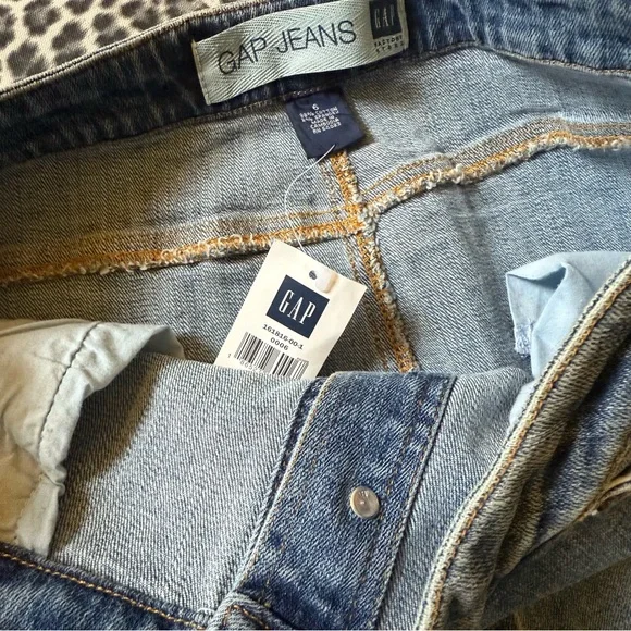 GAP Blue Button-Front Denim Maxi Skirt - Picture 4 of 6